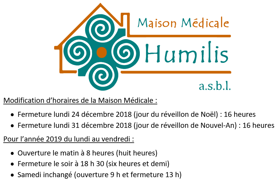 Modification horaires affiche
